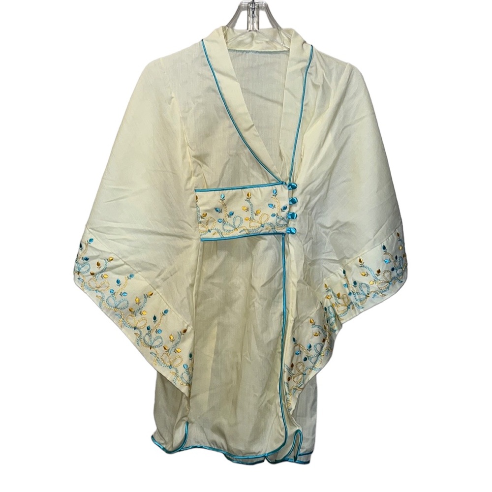 Vtg 50s/60s BLANCHE by Erika McGowan Kimono Style ROBE~NWT